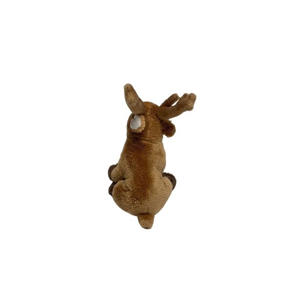 Demdaco Nat and Jules Plush Elk Deer Stuffed Animal Toy Beige White - Picture 2 of 4